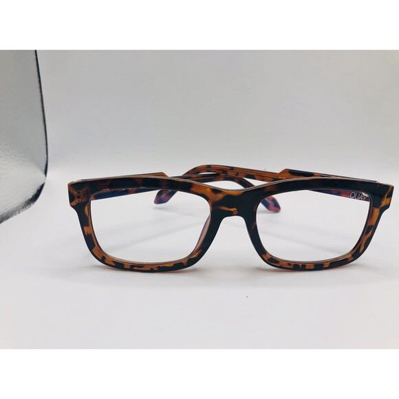 Quay Australia Beatnik Eye Glasses~Tortoise Shell Design~Blue Light - Picture 2 of 11